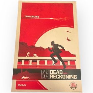 Poster Mission Impossible Dead Reckoning Part 1 Movie 2023 AMC IMAX Tom Cruise